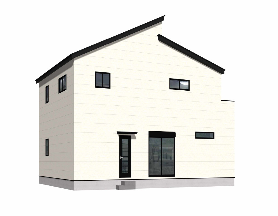 北九州市八幡西区若葉1丁目1期1号棟の外観パース