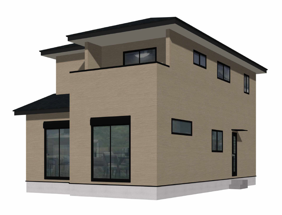 中間市太賀2丁目2期2号棟の外観パース