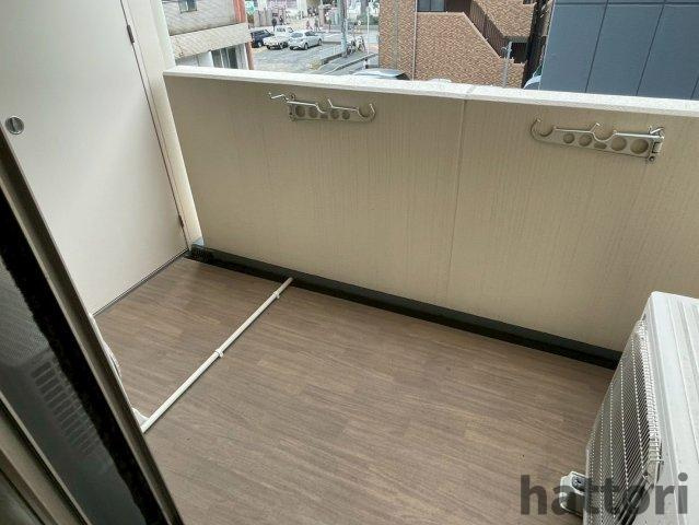 セレニテ江坂ルフレのバルコニー