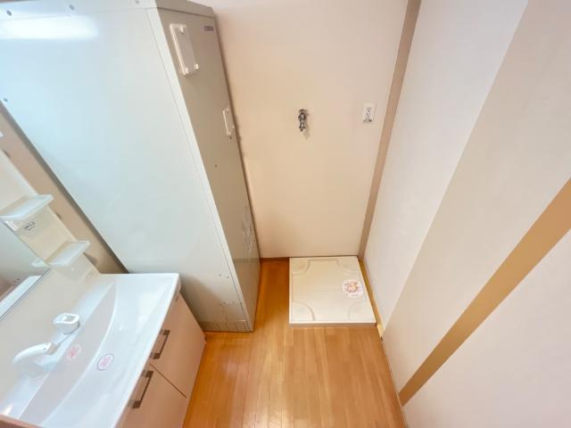 Albireo（アルヴィレオ）の洗面所|洗濯機置き場、電気給湯器