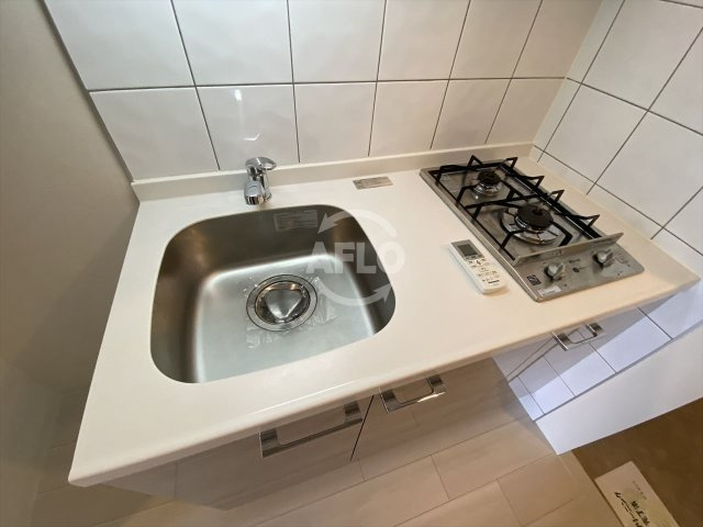 エスプレイス大阪城SOUTHのキッチン|エスプレイス大阪城SOUTH　2口ガスシステムキッチン