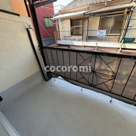 江瀬美町テラスのバルコニー