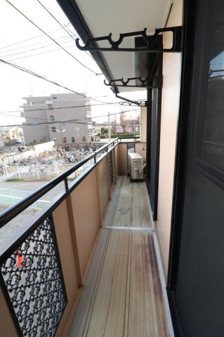 フリージアコートのバルコニー