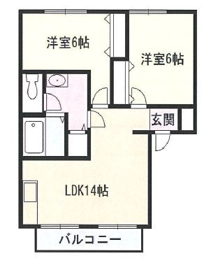 サンマリーナAの間取り