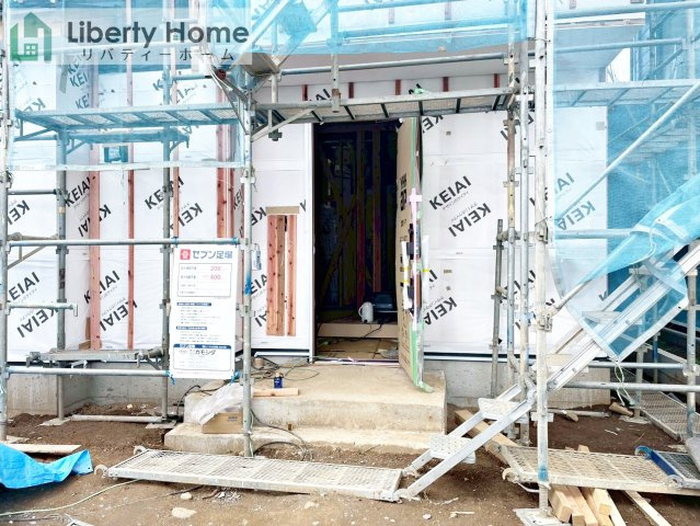 ひたちなか市稲田１期　新築戸建のキッチン|(1号棟)同仕様・同形状写真