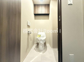 【トイレ】 | ザ・パークハビオ谷町六丁目クロス | 清潔感のあるトイレです