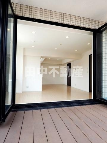 レジディア広尾南のバルコニー