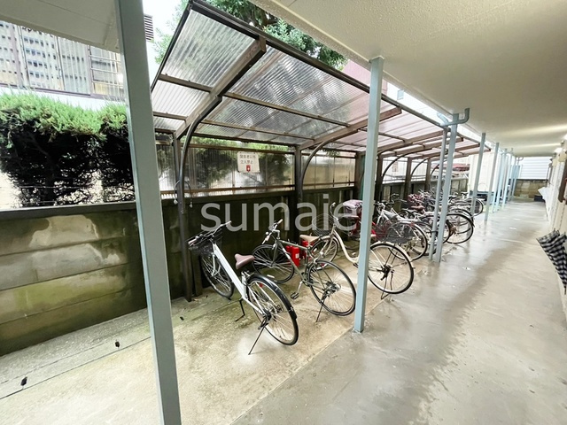 ソシアルマンションエノモトのその他共用部分|駐輪場です。