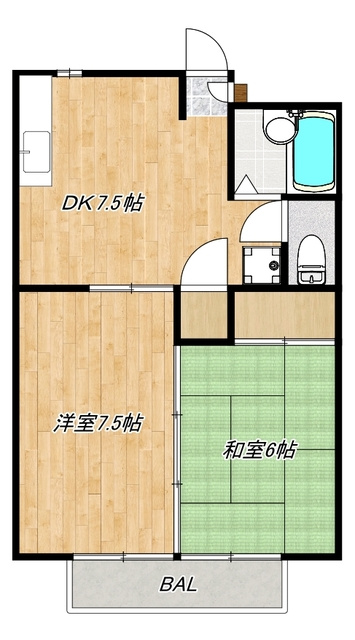 ソシアルマンションエノモトの間取り|間取りです。