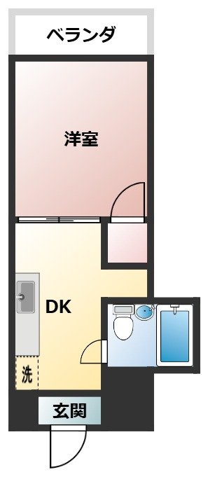 マンション　ニッソーの間取り