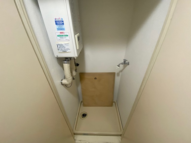 室内に洗濯機置き場あります！