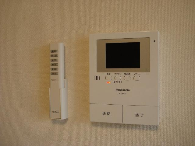 リッツパークCの内装|カメラ付インターホン