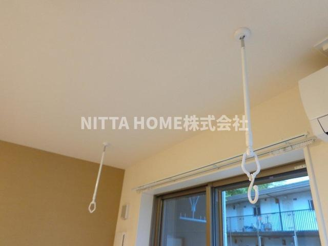 メゾンアリエッタの設備|室内物干し付きで雨の日も安心◇