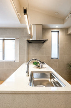 戸建 世田谷区世田谷１丁目のキッチン|キッチンでお料理をお楽しみください