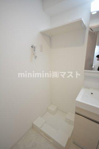 ワールドアイ難波南PORTAの洗面所