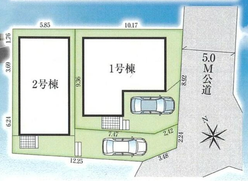 グラファーレ市川市宮久保２丁目２１期の区画図