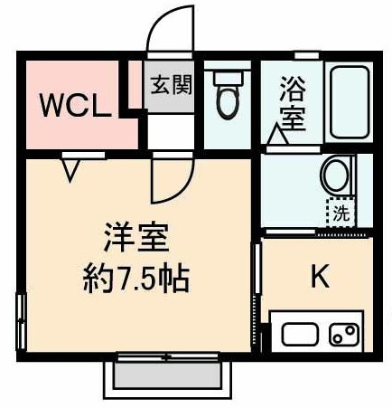 アプリコットⅢの間取り