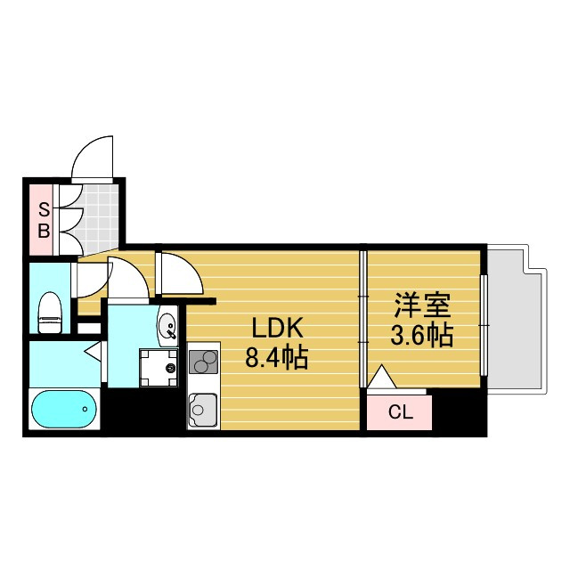 メインステージ大阪NorthGate2の間取り