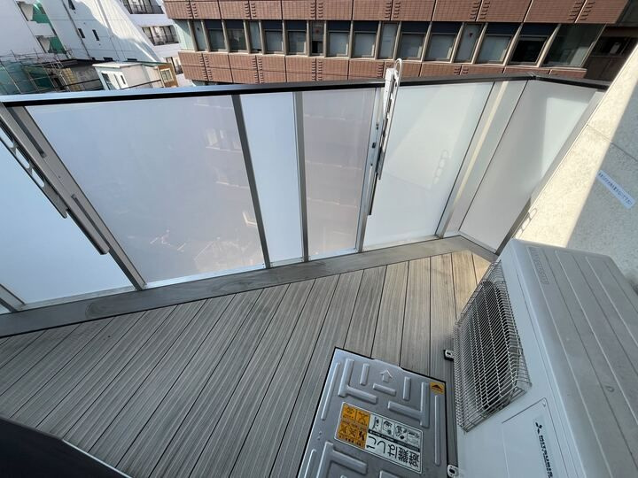 ミリアレジデンス新宿御苑Ⅱのバルコニー|参考写真