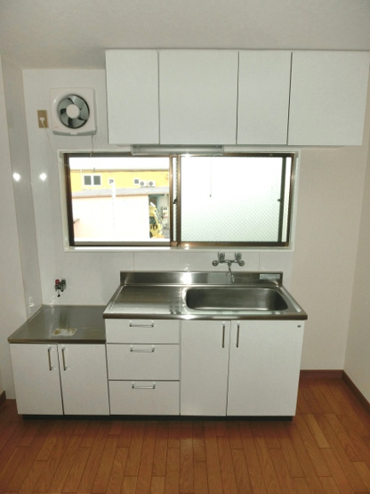 【キッチン】 | 真ハイム | キッチンは２口ガスコンロ対応。（※参考写真）