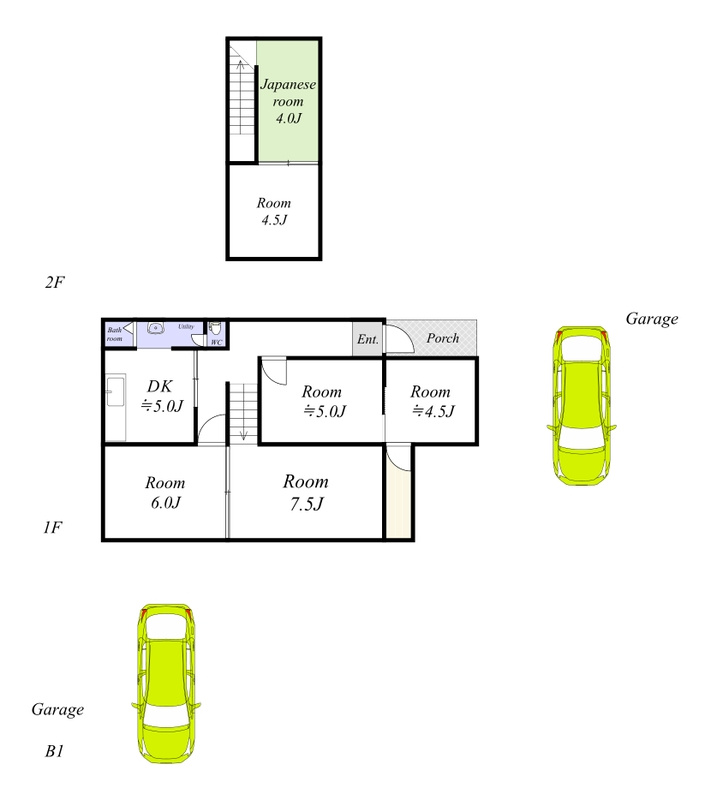 垂水区舞子坂三丁目戸建ての区画図