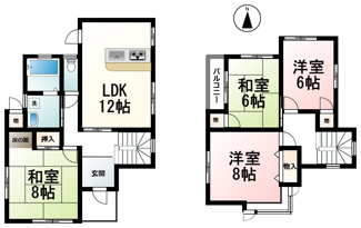 【間取り】 | 大江４丁目