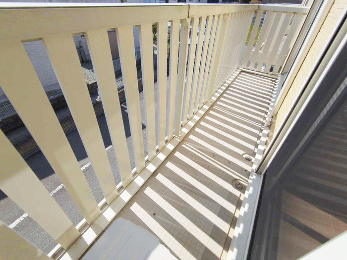 ハイムエルピスⅡのバルコニー