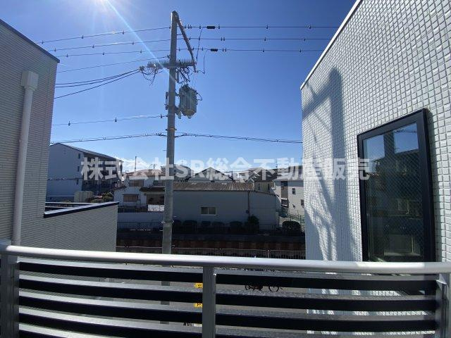 フロックスタウン中鴻池町A棟の展望|閑静な住宅街です。