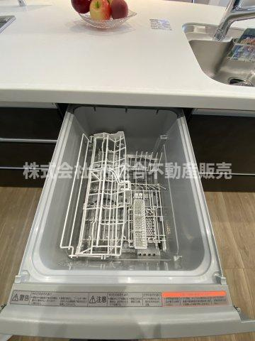 フロックスタウン中鴻池町A棟のキッチン|食洗機があり洗い物の手間が省けます♪