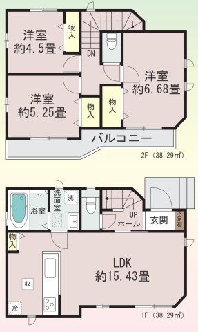 【間取り】 | 3LDKは、リビングダイニングキッチンと3つの居室がある間取り。ファミリー層に非常に人気の高い間取りで、広々としたリビングで家族団らんを楽しみ、個室でプライベートな時間も確保できるのが大きな魅力です。