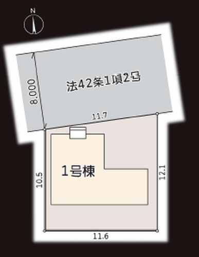 【区画図】 | 【仲介手数料０円】藤沢市菖蒲沢第4　新築一戸建て | 【仲介手数料０円】藤沢市菖蒲沢第4　新築一戸建て