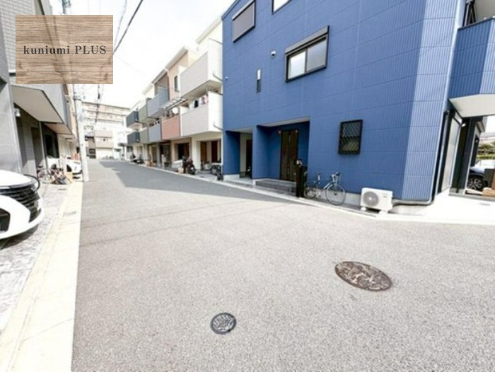 大阪市鶴見区茨田大宮1丁目の前面道路含む現地写真