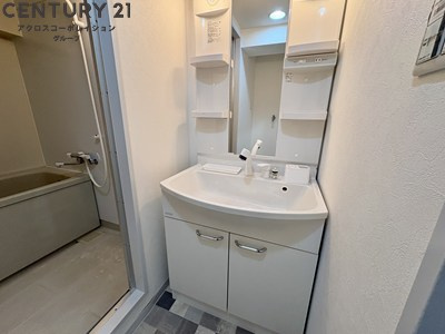 独立洗面化粧台付き