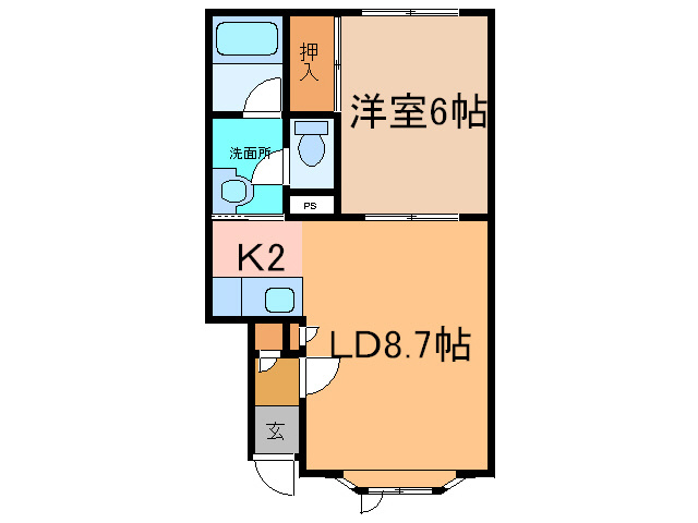 コーポサンＡの間取り