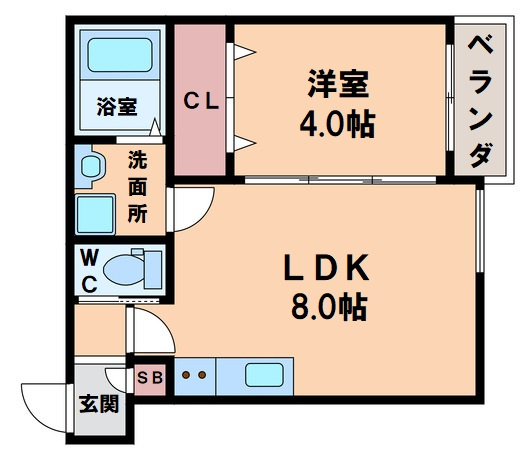 【間取り】 | セレニティ勝山北