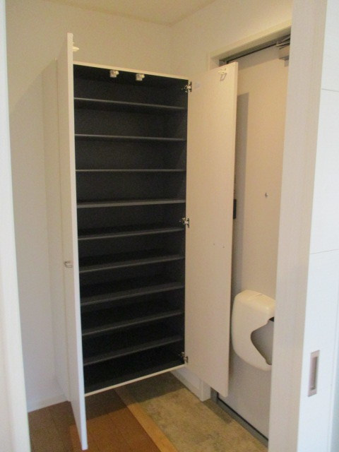 グレイスの玄関|玄関には大型シューズボックス