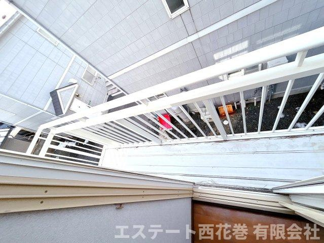 桜井住宅のバルコニー