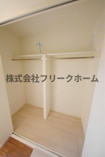 三鷹市下連雀４丁目のアパートの収納|別部屋参考写真です。