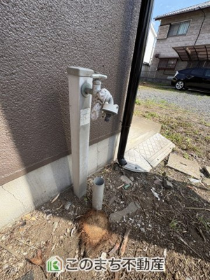【設備】 | 小山市羽川再生住宅　１ | 洗車や植栽の散水に便利な外水栓☆