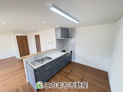 【キッチン】 | 小山市羽川再生住宅　１ | 新品未使用のシステムキッチン☆（リフォーム中写真）