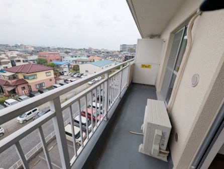 さいたま市桜区町谷４丁目の賃貸マンションのバルコニー