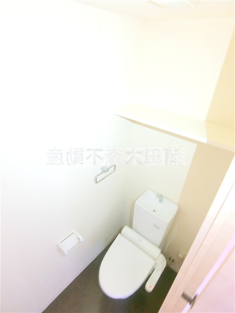 ミストラルコート(MISTRAL　COURT)のトイレ|棚と温水洗浄便座付きのトイレ