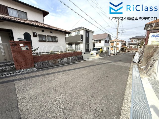 新築戸建　神戸市北区筑紫が丘１丁目8の前面道路含む現地写真|前面道路含む現地写真です