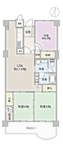 シティコーポ滝子通の間取り