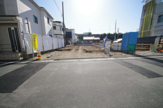 【外観】 | 【仲介手数料無料！！】府中市是政２丁目　新築戸建て（全4棟）4号棟　5090万円 | 令和８年１月１８日撮影　建築中