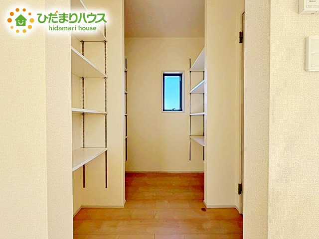 【収納】 | 小美玉市上玉里第2　新築戸建　1号棟 | パントリー完備で散らかりがちなキッチン回りもラクラクお片付けできちゃいます！(*^-^*)