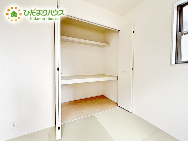 【収納】 | 小美玉市上玉里第2　新築戸建　1号棟 | 奥行きが広い収納スペースなので、お布団も楽々しまえますね！！
