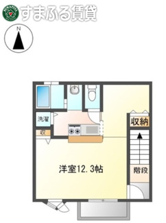 【間取り】 | ヴィレッジゆたかⅣ　岡崎市竜泉寺町