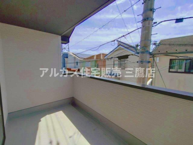 調布市緑ケ丘1丁目 京王線 仙川駅 新築戸建のバルコニー
