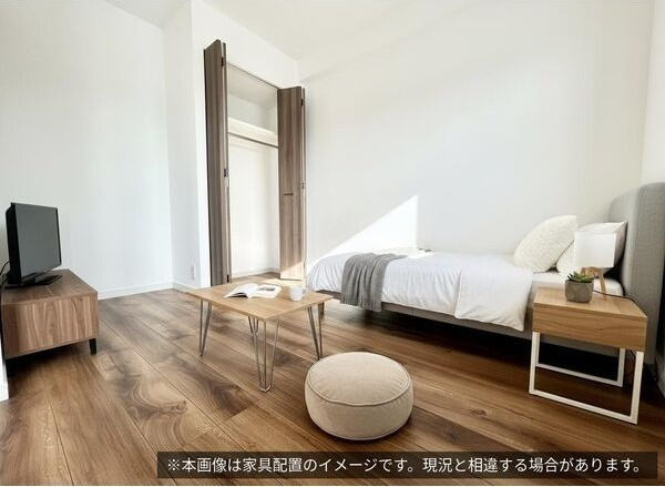 S-RESIDENCE上社南amante(アマンテ)の寝室